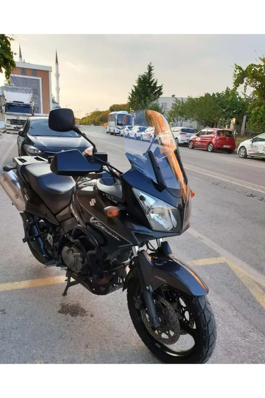 Suzuki V-Strom DL 650 Ön Cam 2004-2010 Model 45cm Şeffaf Renkli 4mm