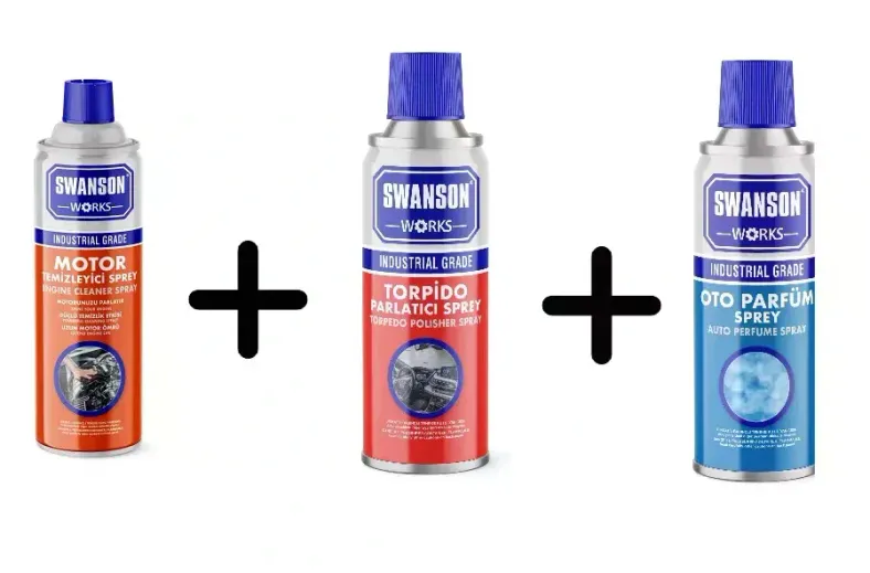 Swanson Works Torpido + Oto Parfüm + Motor Temizleyici (4745)