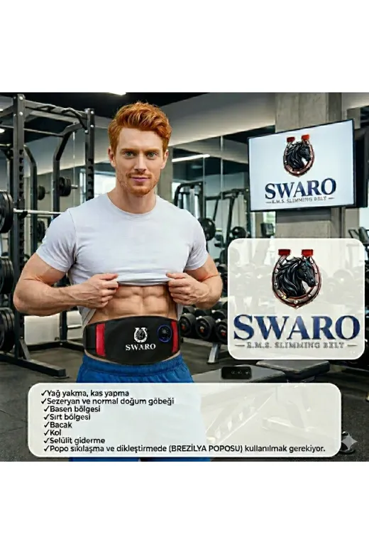 SWARO 01kmz E.m.s. Kemeri,şarjlı Kemer, Titreşimli Kemer,sıkılaşma Kemeri,