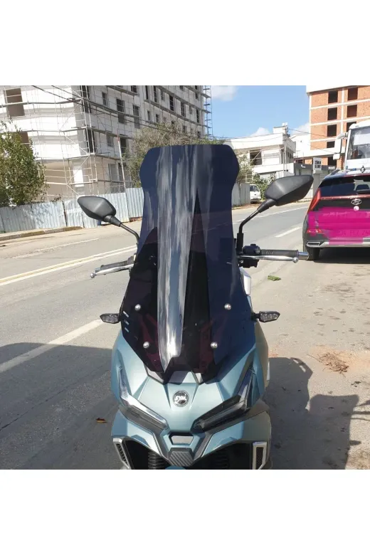 SYM Adx 125 Ön Cam 2023-2026 Model 70cm Siyah Renkli 4mm UZUN