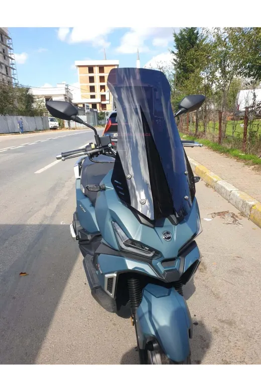 SYM Adx 125 Ön Cam 2023-2026 Model 70cm Siyah Renkli 4mm UZUN