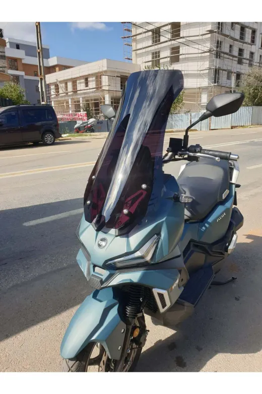 SYM Adx 125 Ön Cam 2023-2026 Model 70cm Siyah Renkli 4mm UZUN