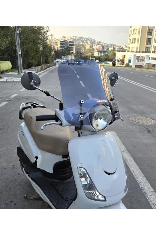 SYM Fiddle III 125 Ön Cam 2016-2022 Model 44cm Füme Renkli APARATSIZ