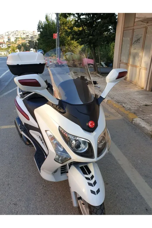 SYM Gts Evo 250 Ön Cam 2006-2015 Model 63cm Şeffaf Renkli 4mm 10cm daha Uzun