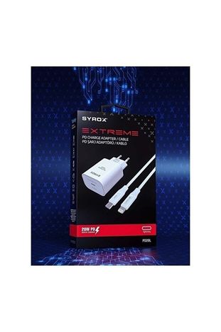 Syrox 20W Pd Type-C Lightning Şarj Cihazı Pd20L