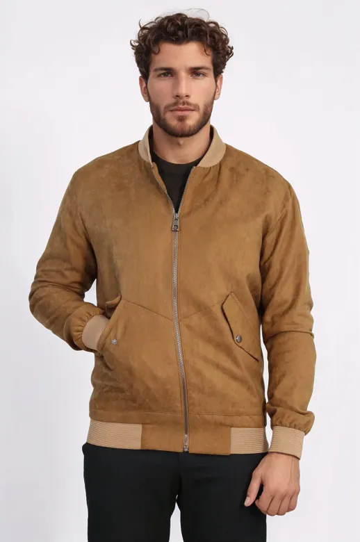 Taba Cepli Süet Bomber Mont - Wessi
