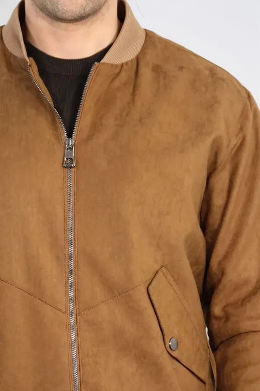 Taba Cepli Süet Bomber Mont - Wessi