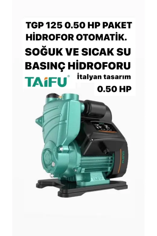 Taifu TYC00837300758 Güneş Enerjisi Basınç Arttırıcı Sıcak Su Hidroforu Pompamat-Tgp125
