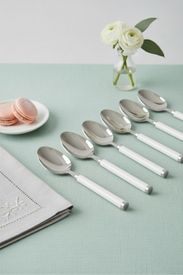 TakÇalıştır 3Nzg0MDA4ODY2MA-BLNC 6 Lı Paslanmaz Çelik Tatlı Kaşığı Seti Beyaz Saplı 15 Cm Diğer