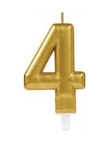 TakÇalıştır MEYSMRSMR722-BLMY Mey İthalat 4 Rakam Mum Gold Renk Çok Renkli