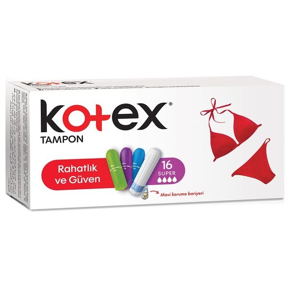 Tampon 16 Adet Süper Tekli Pk