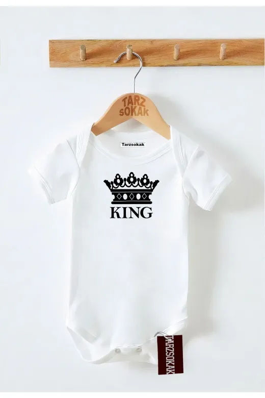 Tarzsokak 25YHLBEBDY004 Kısa Kol Body King Desenli Kodzıbın51
