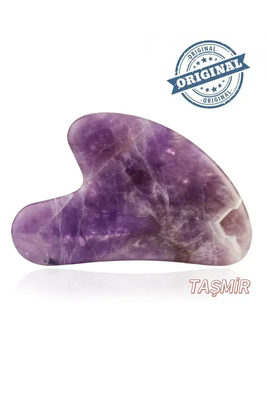 Taş-Mir 0099199 Ametist Gua Sha Yüz Masaj Taşı