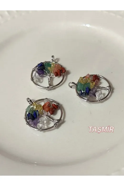 Taş-Mir 998877011 Çakra Hayat Ağacı Kolye Ucu 1 Ad.