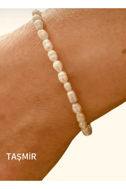 Taş-Mir 9992002arpainci Gerçek Arpa İnci Bileklik