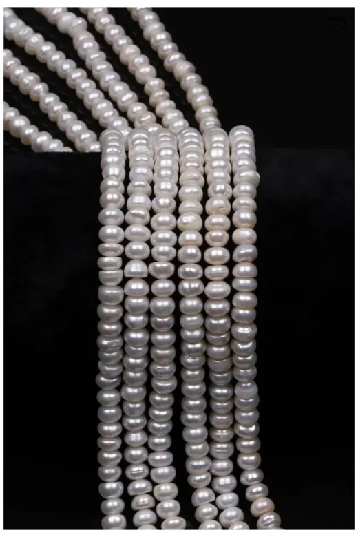 Taş-Mir tasmirozelkesim İnci Doğal Taş Kolye 3 X 5 Mm