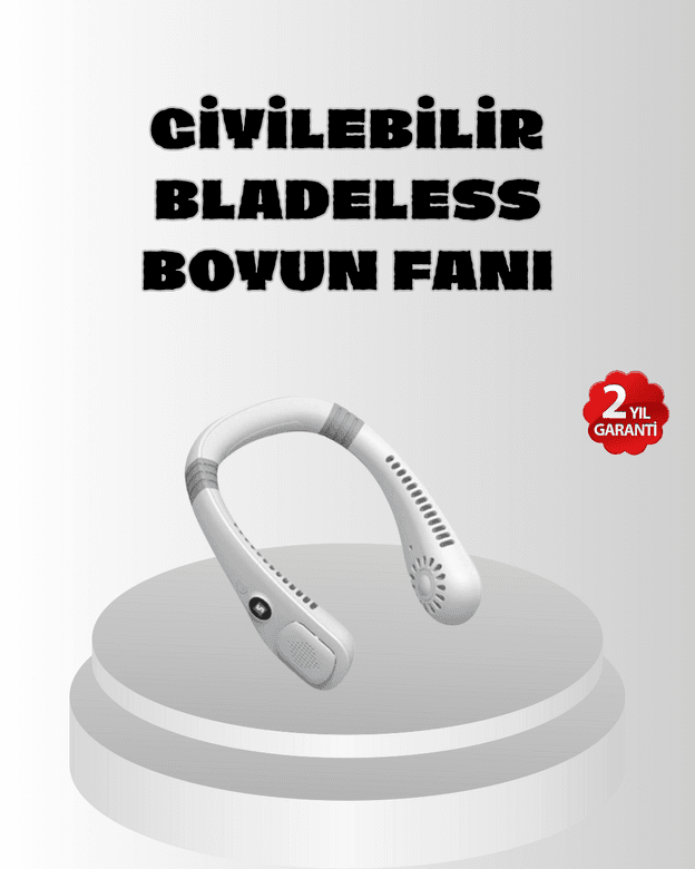 Taşınabilir Boyun Fanı Sessiz Çalışma ve USB Şarj Özellikli