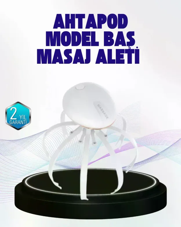 Taşınabilir Elektrikli Kafa Masaj Cihazı Sessiz Motor ve Ergonok Tasarım