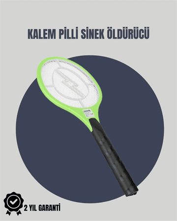 Taşınabilir Elektronik Sinek Swatter – Kimyasal İçermeyen, Ergonomik Tasarım