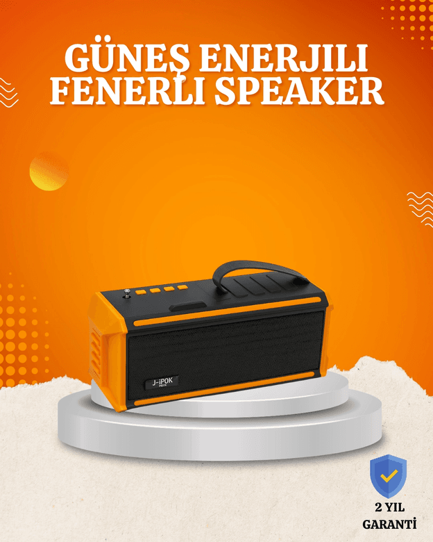 Taşınabilir J-IPOX P520 1200 mAh Bluetooth Hoparlör Mikrofonlu
