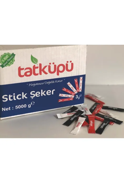 TATKÜPÜ 18697407923514 Stick Şeker 5 Kg (3 Gr*1670 Adet)