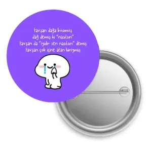 Tavşan Dağa Küsmüş / Rozet