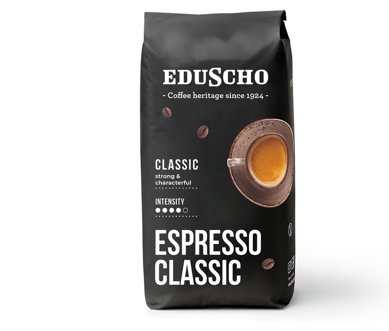 Tchibo 530174 Eduscho Espresso Classic, 1 Kg Çekirdek Kahve