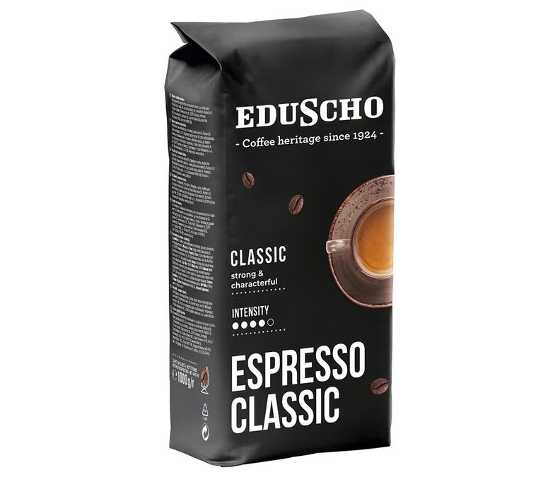 Tchibo 530174 Eduscho Espresso Classic, 1 Kg Çekirdek Kahve