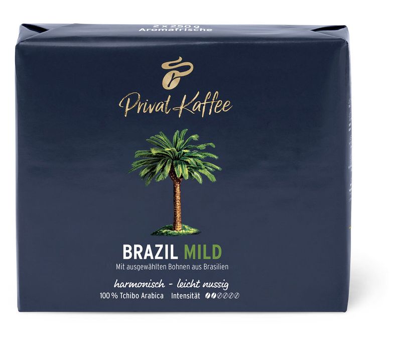 Tchibo 535422 Privat Kaffee Brazil Mild Öğütülmüş Filtre Kahve 500 G