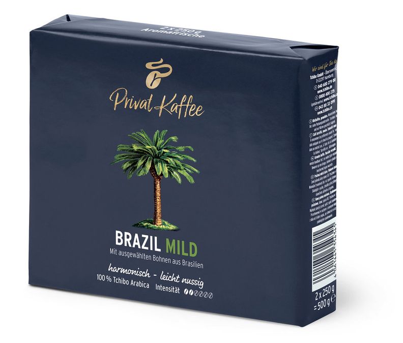 Tchibo 535422 Privat Kaffee Brazil Mild Öğütülmüş Filtre Kahve 500 G
