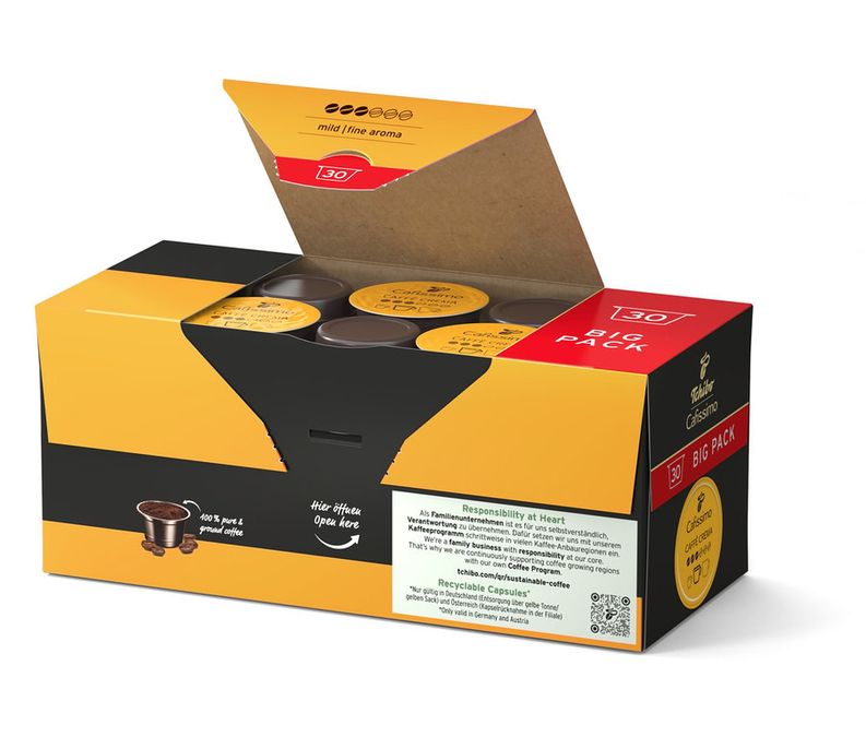 Tchibo 535522 Caffè Crema Fine Aroma– 30 Kapsül