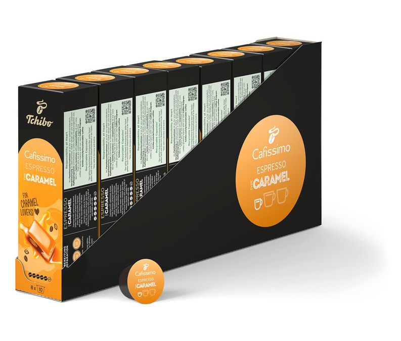 Tchibo 538912 Flavoured Edition: Espresso Caramel - 80 Kapsül