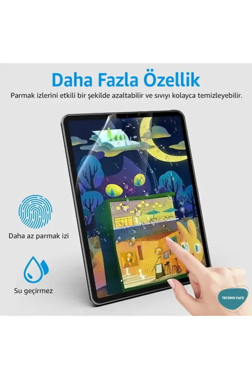 Techaks 56AÖ-8680436326862-108 Ipad Air 4/air 5 10.9 2022 (4.nesil/5.nesil) Uyumlu Kağıt Hissiyatlı Mat Ekran Koruyucu.