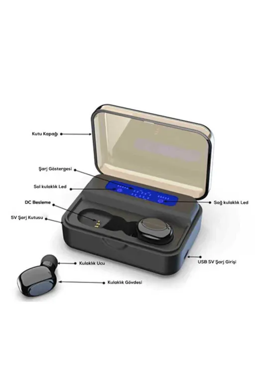 Techaks T11592-TCHS Zore Btk-Zr53 Bluetooth Kulaklık - Beyaz