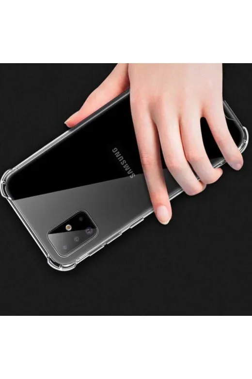 Techaks T11808-TCHS Galaxy S20 Kılıf Zore Nitro Anti Shock Silikon - Renksiz