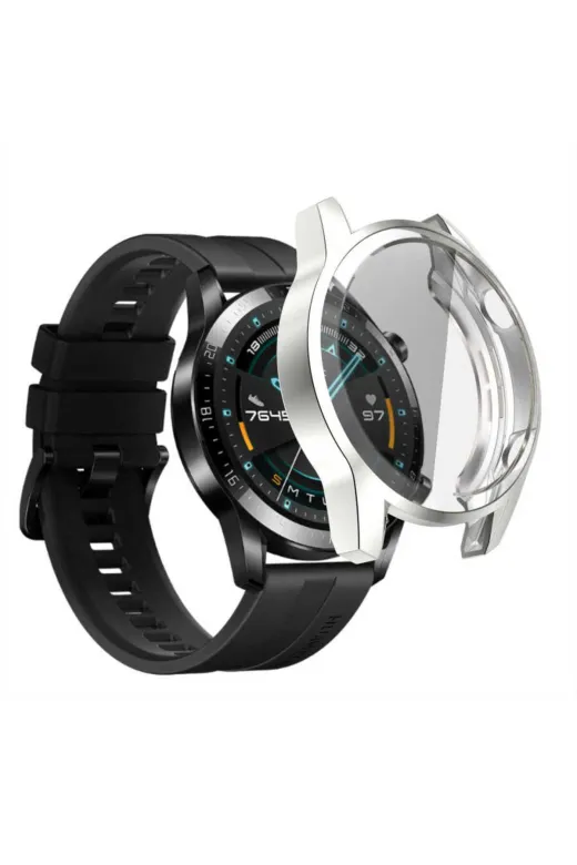 Techaks T13804-TCHS Huawei Gt2 46Mm Watch Gard 02 Ekran Koruyucu Tchs - Gümüş