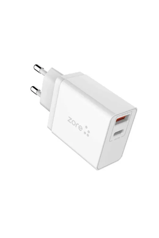 Techaks T14602-TCHS Beyaz Xmac Serisi Zr-X2 Seyahat Şarj Başlığı-Zore