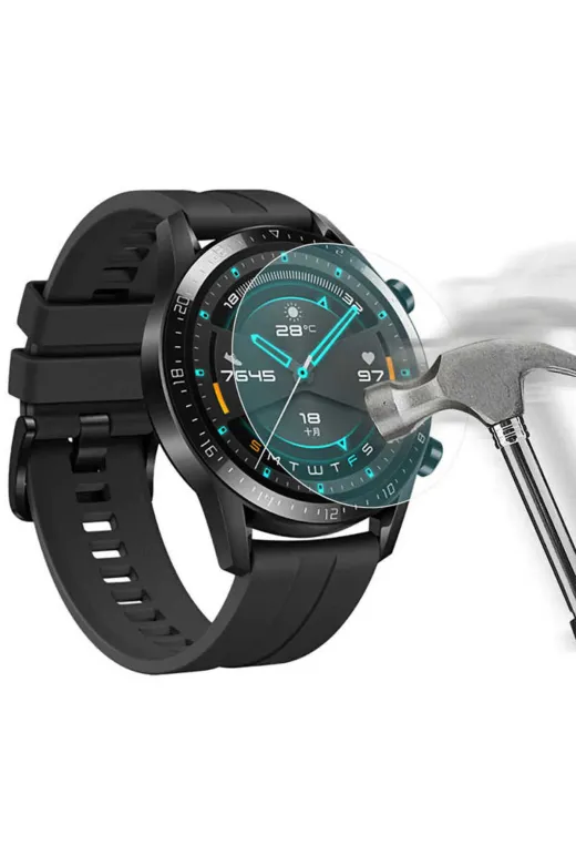 Techaks T15453-TCHS Huawei Watch Gt2 Pro Standart Cam Ekran Koruyucu Tchs - Renksiz