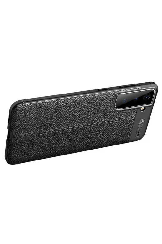 Techaks T16035-TCHS Galaxy S21 Plus Kılıf Zore Niss Silikon Kapak - Lacivert
