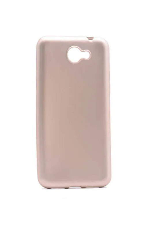 Techaks T1628-TCHS General Mobile 6 Kılıf Yumuşak Dokulu Renkli İnce Silikon Soft Kapak Premier - Gold