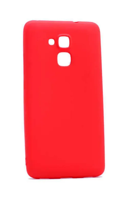 Techaks T1632-TCHS Huawei Honor Gt3 Kılıf Yumuşak Dokulu Renkli İnce Silikon Soft Kapak Premier - Siyah