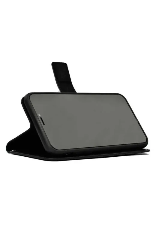Techaks T16899-TCHS Galaxy A02 Kılıf Zore Kar Deluxe Kapaklı Kılıf - Gold