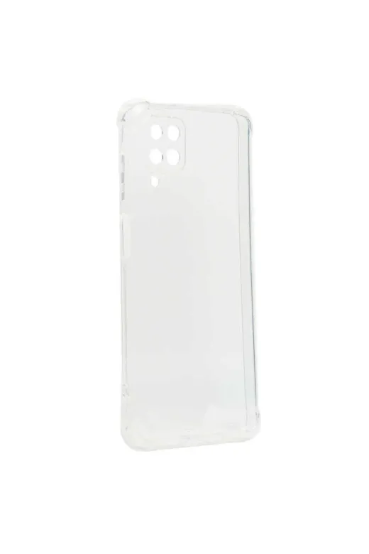 Techaks T17796-TCHS Galaxy A12 Kılıf Zore Kamera Korumalı Nitro Anti Shock Silikon - Renksiz