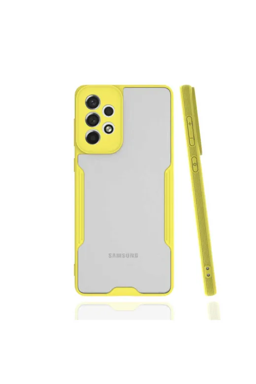 Techaks T20742-TCHS Galaxy A73 Kılıf Zore Parfe Kapak - Koyu Yeşil