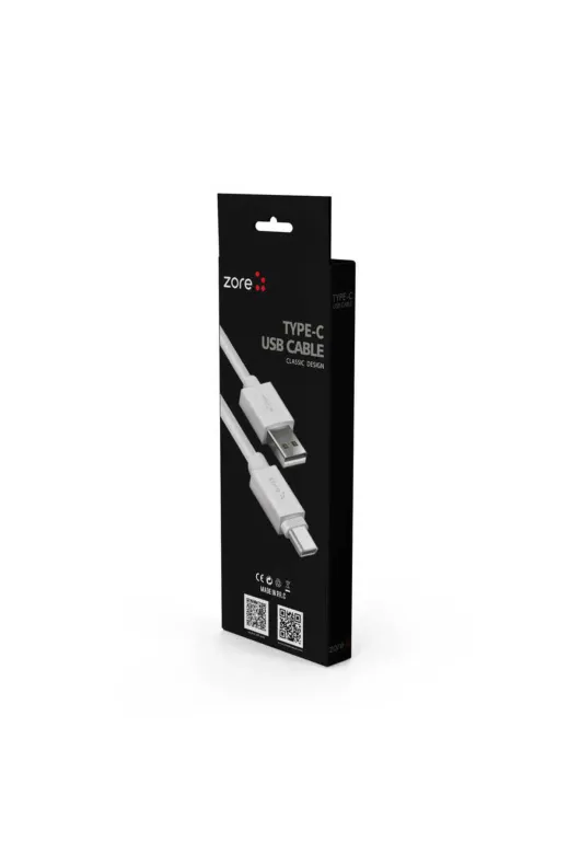 Techaks T21128-TCHS Beyaz Z-39 Type-C Kablo-Zore