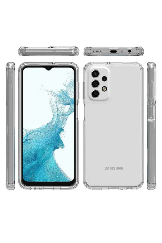 Techaks T21317-TCHS Galaxy A23 Kılıf Zore 2Mm Anti Shock Silikon - Renksiz