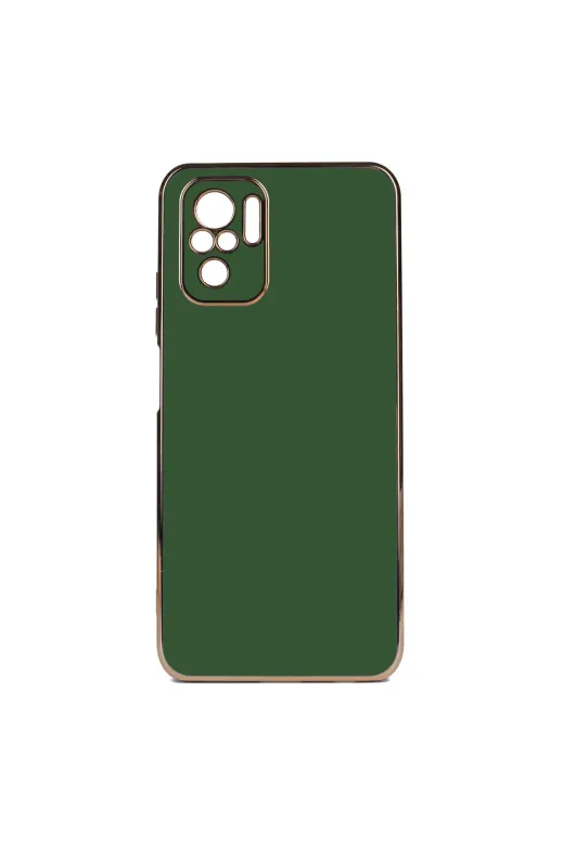 Techaks T21645-TCHS Redmi Note 10S Kılıf Zore Bark Kapak - Koyu Yeşil