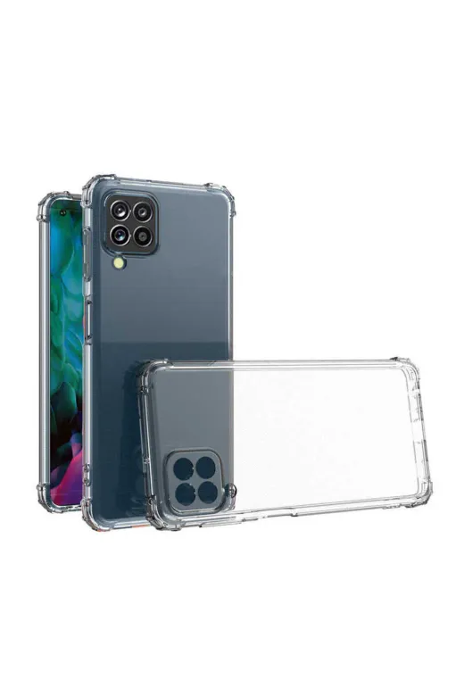 Techaks T22970-TCHS Galaxy M33 Kılıf Zore Kamera Korumalı Nitro Anti Shock Silikon - Renksiz