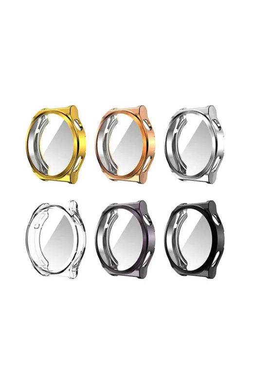 Techaks T23883-TCHS Huawei Watch Gt 3 Pro 43Mm Watch Gard 02 Koruyucu Silikon Tchs - Gri