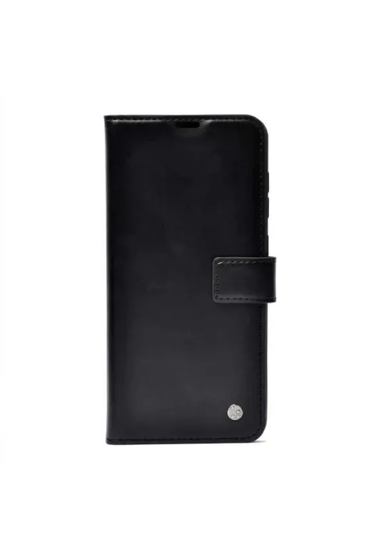 Techaks T24386-TCHS Galaxy A04S Kılıf Zore Kar Deluxe Kapaklı Kılıf - Gold